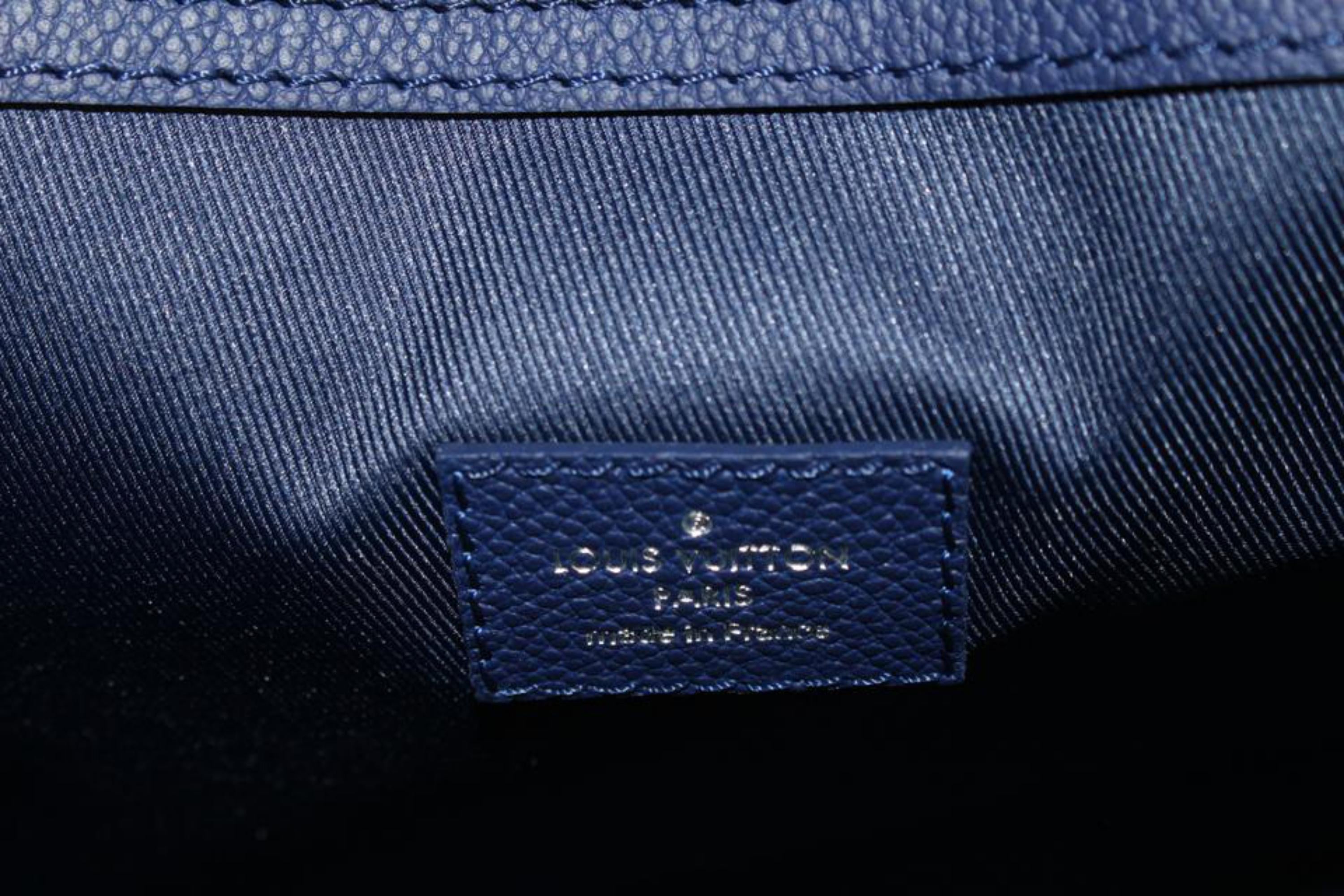 Louis Vuitton Monogram Bandana Leather And Cotton-canvas Denim