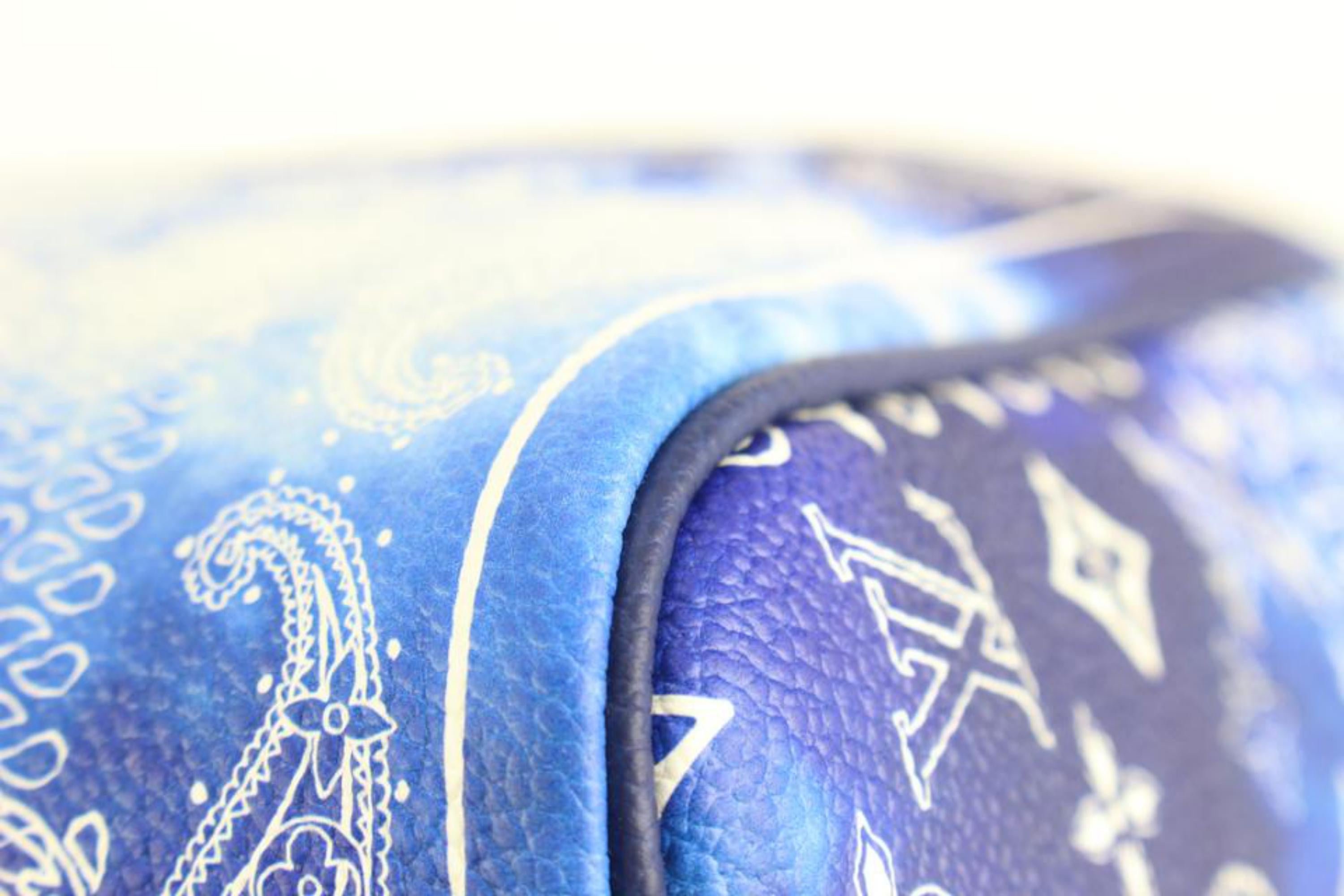 LOUIS VUITTON City Keepall Blue Monogram Bandana Shoulder Bag M20555