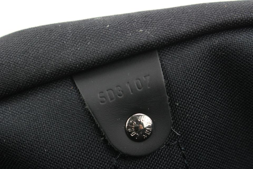 Louis Vuitton Black Monogram Eclipse Keepall Bandouliere 45 Duffle