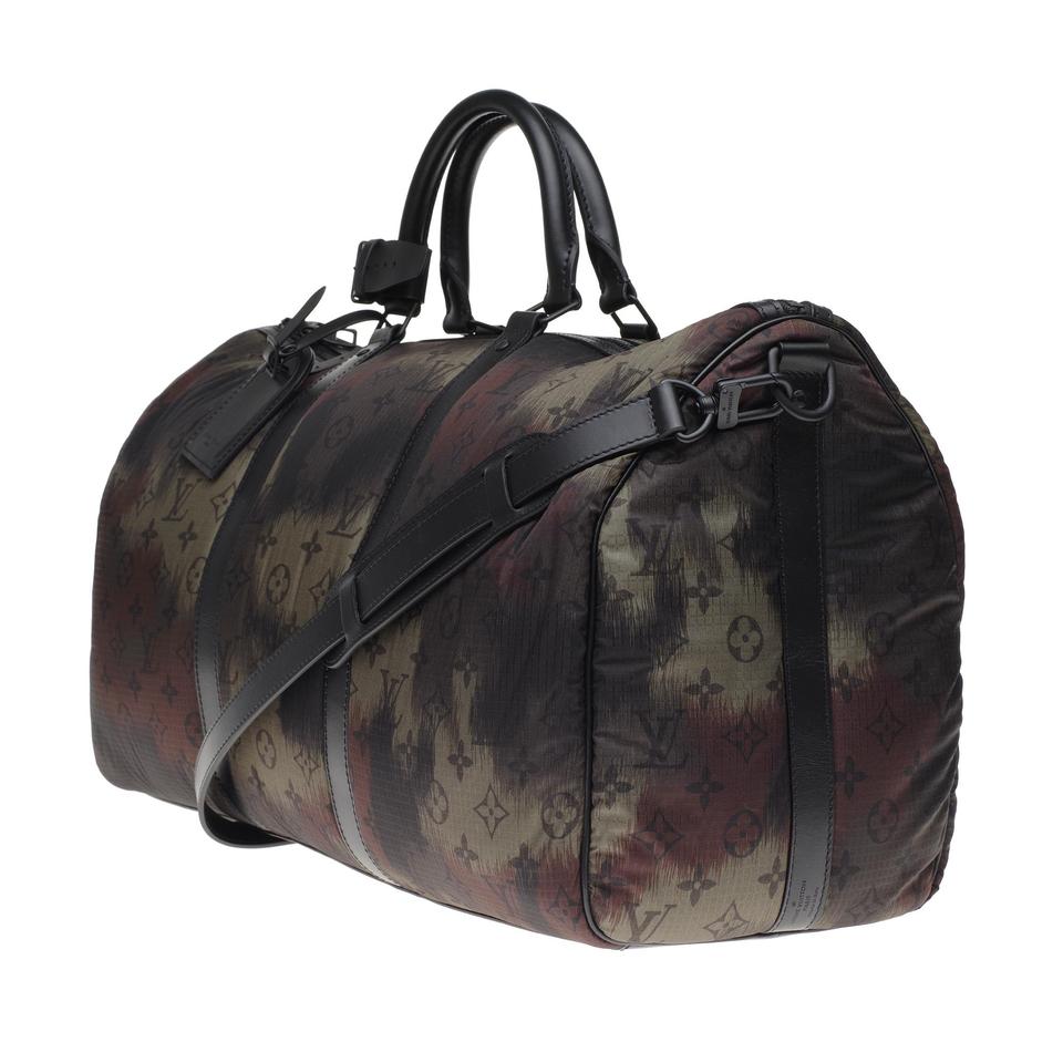 Louis Vuitton Limited Camouflage Monogram Camo Keepall Bandouliere 50 Strap 1122lv55
