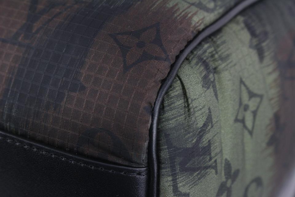 Louis Vuitton Keepall Bandouliere Camouflage Monogram 50 Black/Green