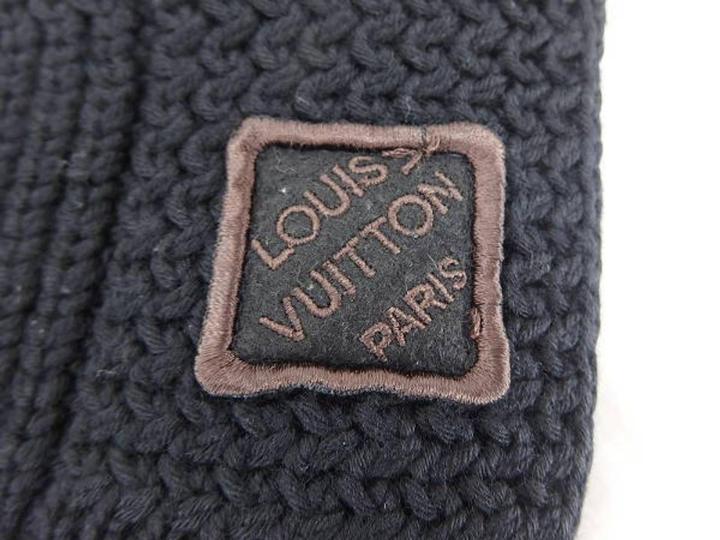 Louis Vuitton Beanie & Scarf Set In Brown