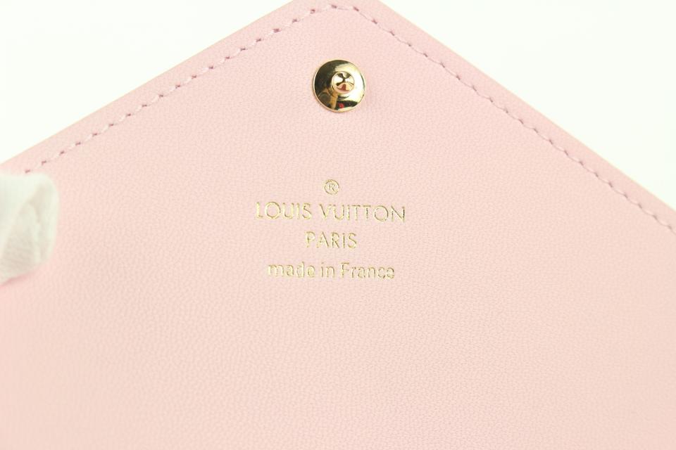 Louis Vuitton Large Pink x Yellow Monogram Kirigami GM Envelop Pouch  19lvs421