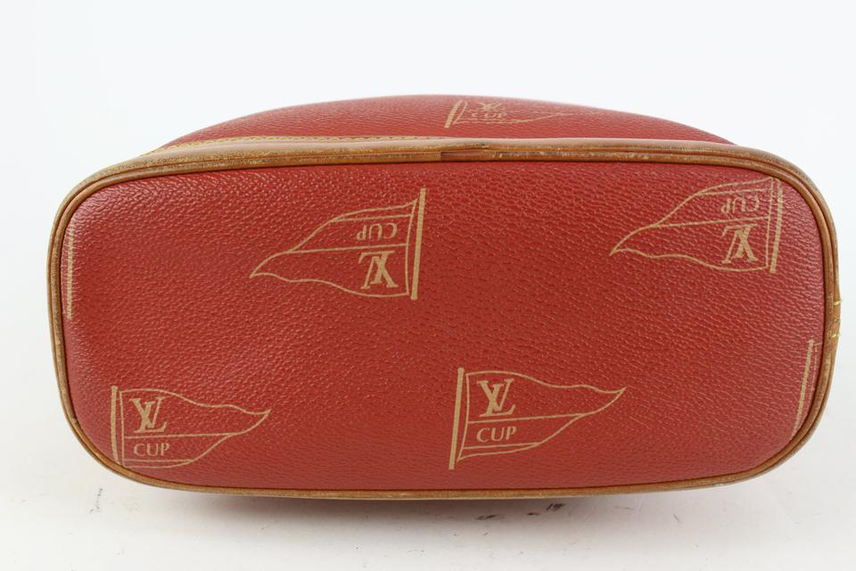Red LV Cup Le Touquet Shoulder Bag