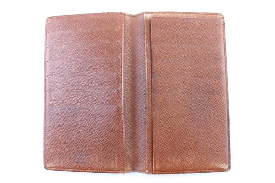 Louis Vuitton Monogram Long Bifold Check Wallet Leather ref.291669
