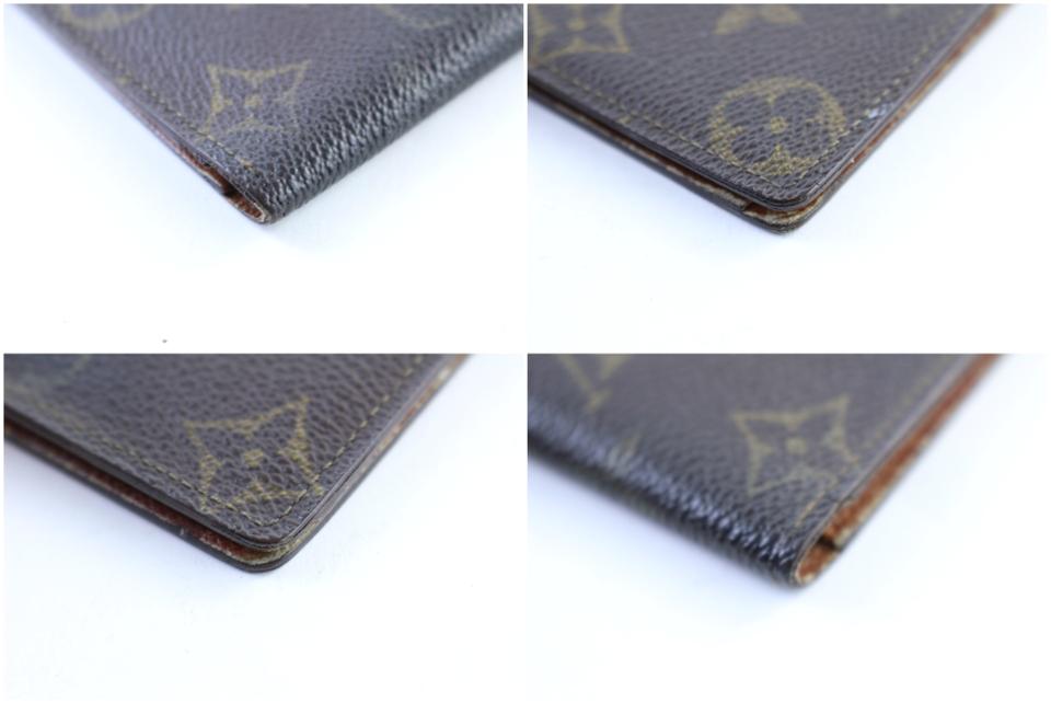 Louis Vuitton Monogram Long Bifold Check Wallet