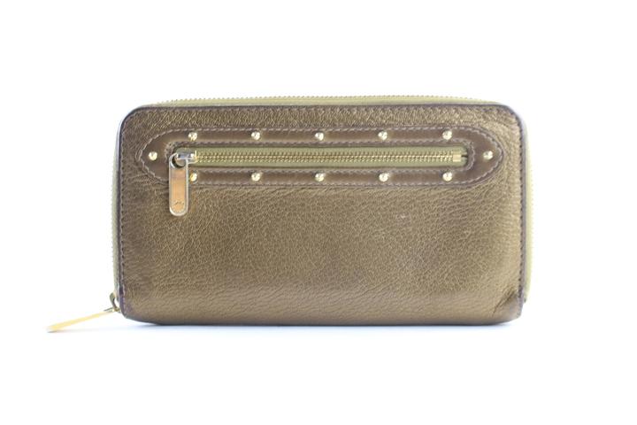 Louis Vuitton, Bags, Louis Vuitton Vernis Zippy Wallet Long Golden Bronze  Zip Continental Wallet