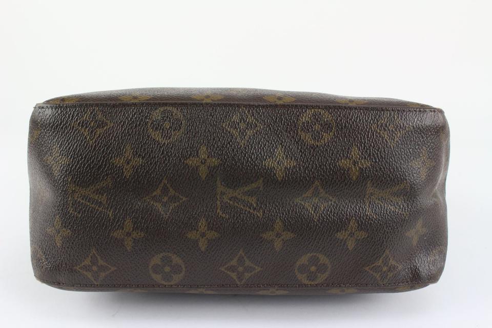 Louis Vuitton Discontinued Monogram Loopin MM Zip Hobo 5LZ1209 For