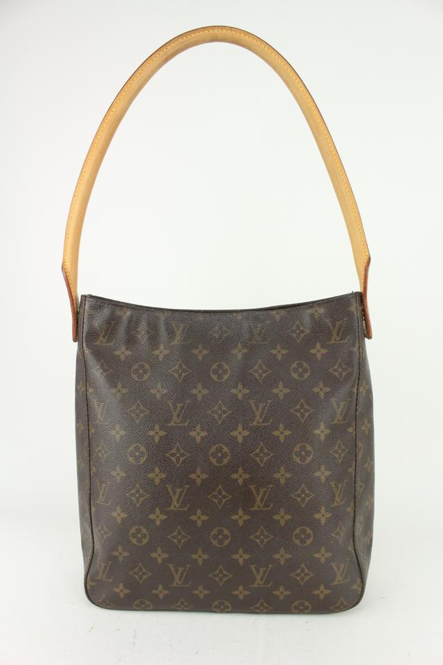 Louis Vuitton Monogram Looping GM Zip Hobo Bag 824lv36