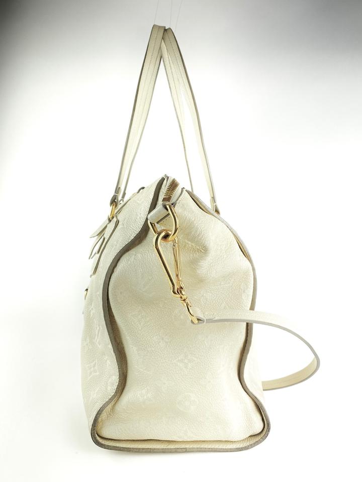 Louis Vuitton Neige Ivory Empreinte Leather Lumineuse PM 2way Bag
