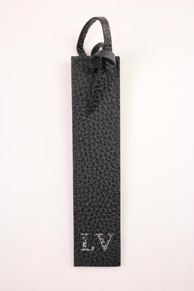 Louis Vuitton luggage tag. Customize with initials or a special