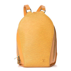 Murray patent leather backpack Louis Vuitton Yellow in Patent leather -  32339497