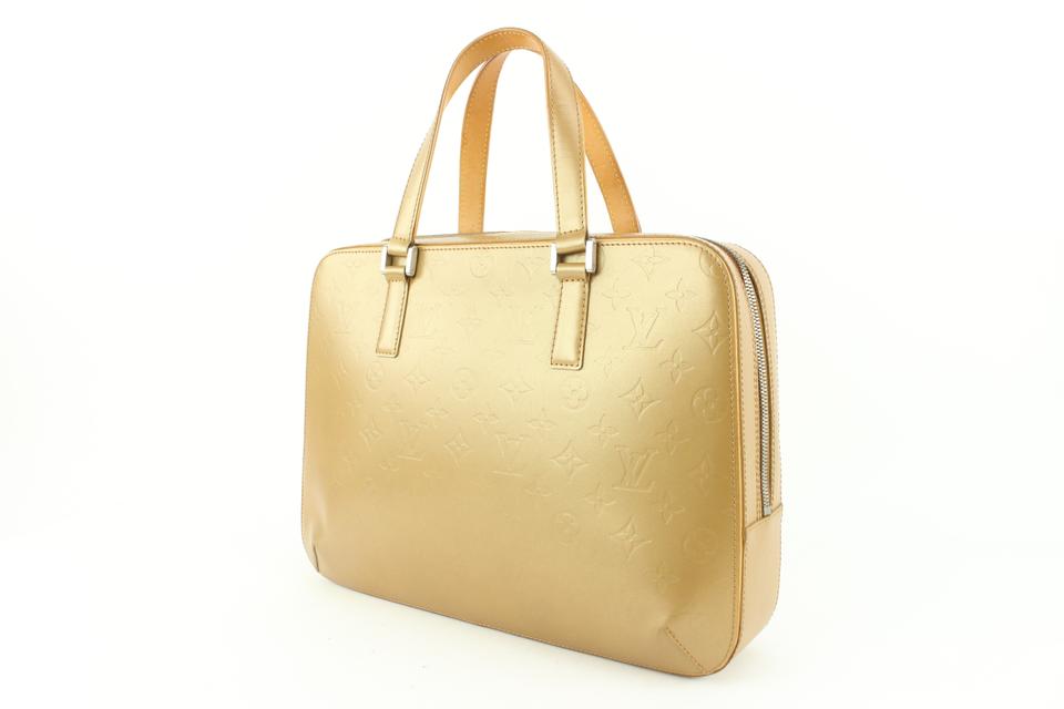 Louis Vuitton Gold Monogram Vernis Mat Malden Trunk Bag 14lv7 – Bagriculture