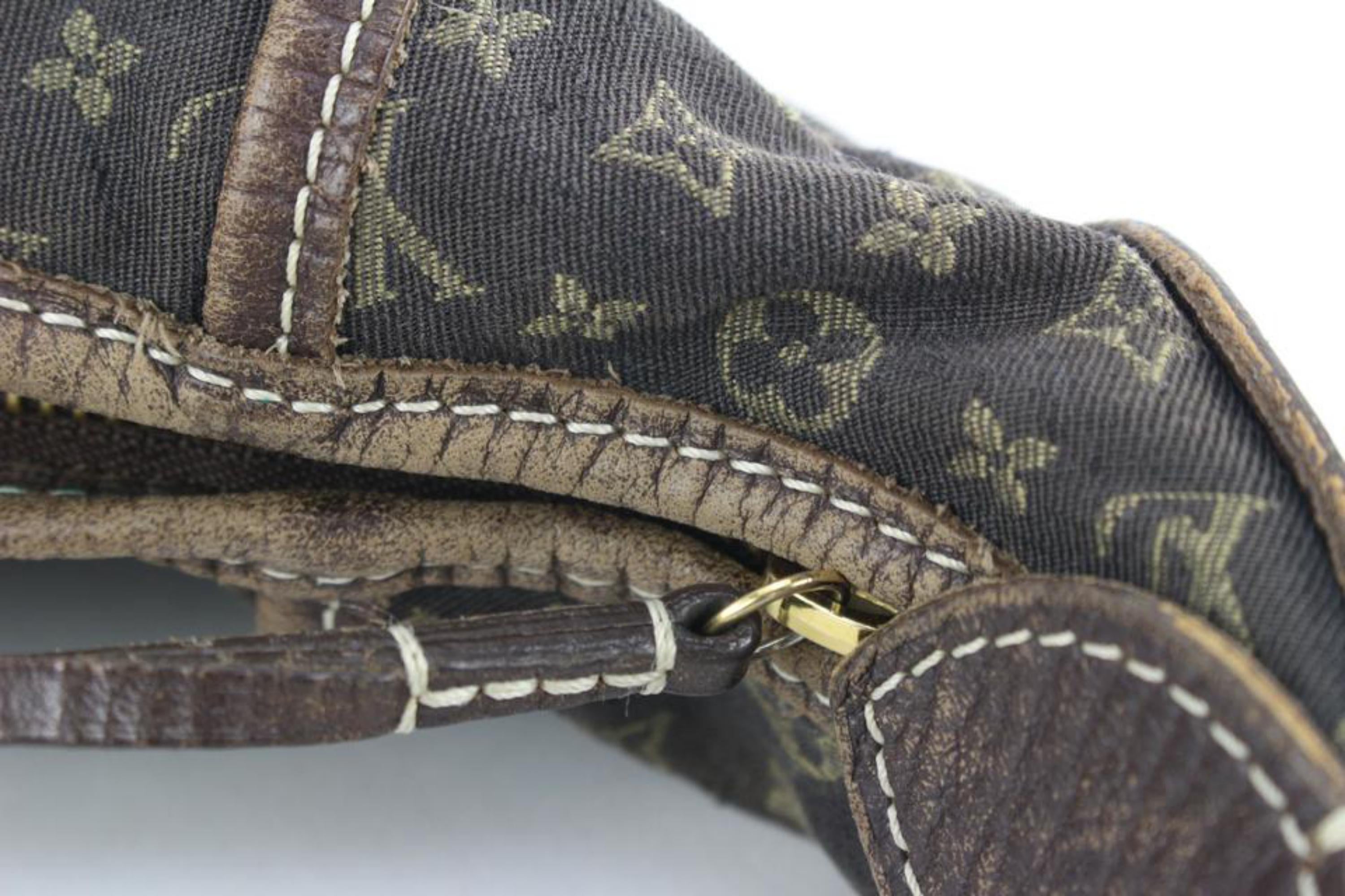 Brown Louis Vuitton Monogram Mini Lin Manon MM Shoulder Bag – Designer  Revival