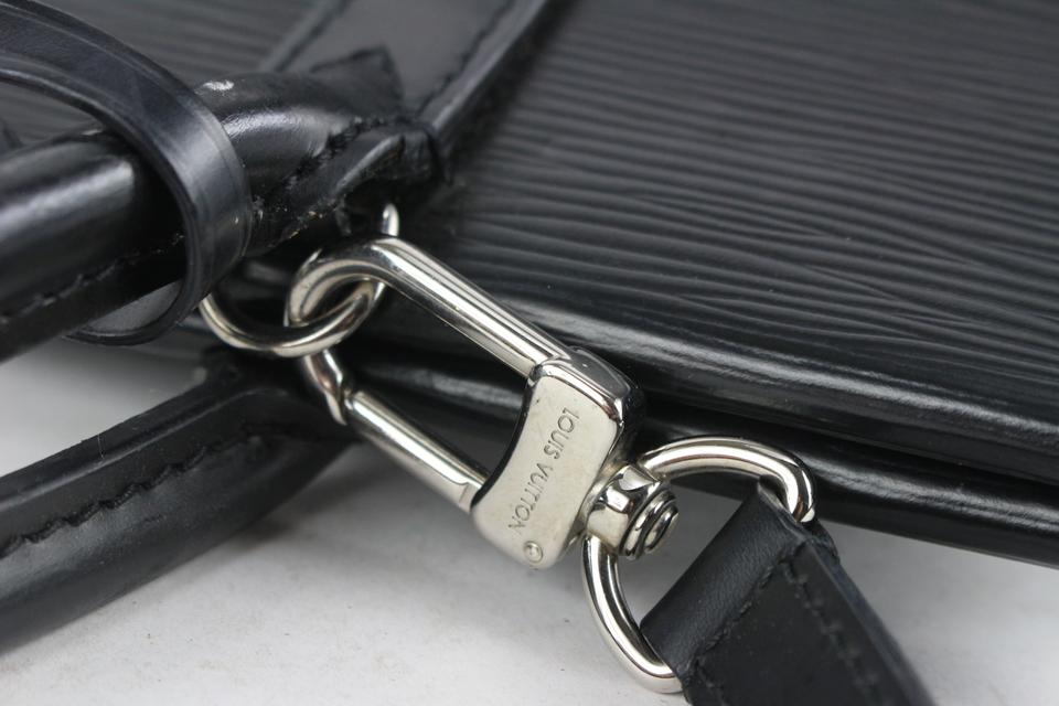 Louis Vuitton Black Epi Leather Noir Pochette Homme Envelope ref.294165 -  Joli Closet