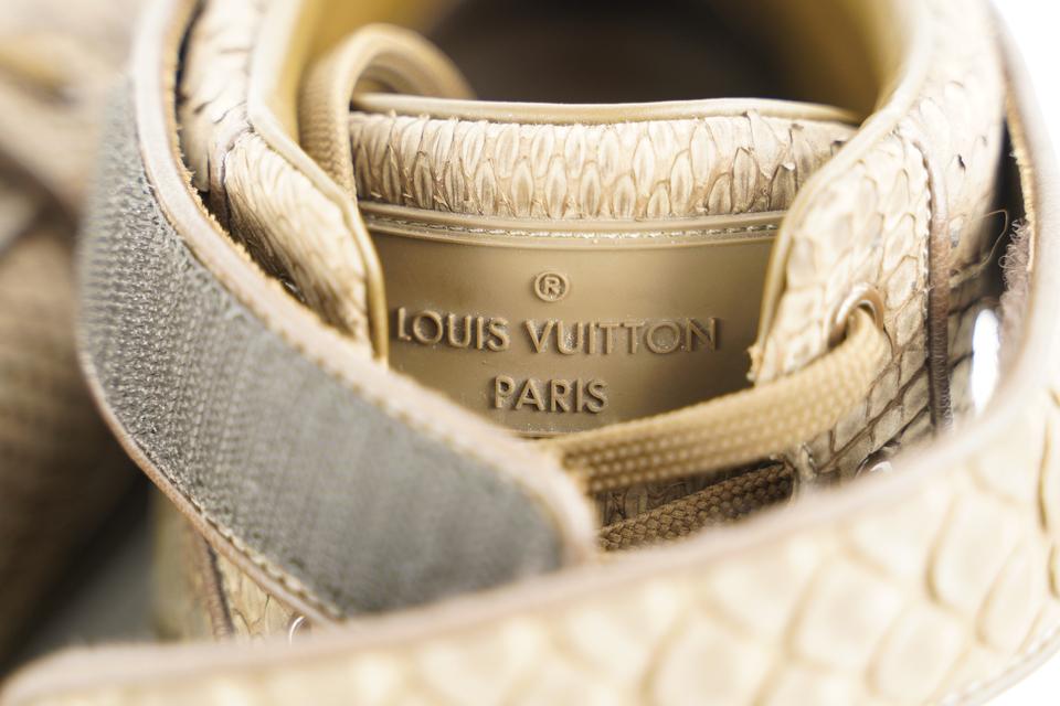 Louis Vuitton Mens 8.5 Python Alcapulco High Top Trainer Sneaker 456lvs33