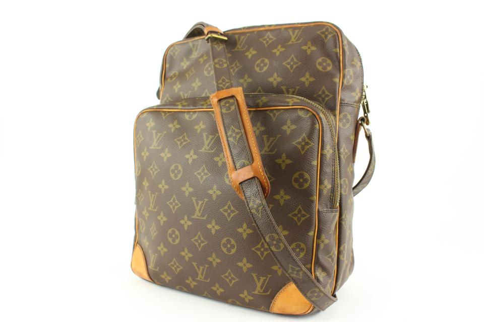 Louis Vuitton - Authenticated Sprinter GM Bag - Leather Brown Abstract For Man, Very Good condition