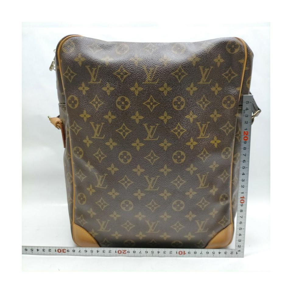 Louis Vuitton, Bags, Louis Vuittondanube Vintage Brown Monogram Canvas  Leather Cross Body Bag