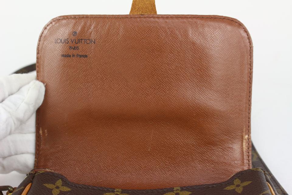Shop for Louis Vuitton Monogram Canvas Leather Cartouchiere PM