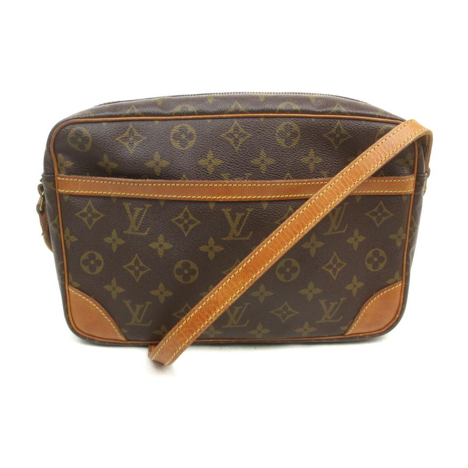 Brown Louis Vuitton Monogram Trocadero 27 Crossbody Bag