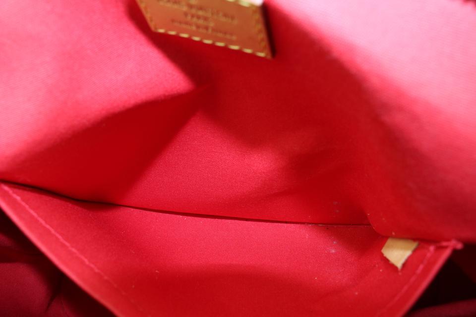 Lot 5 - Louis Vuitton Red Monogram Vernis Montebello
