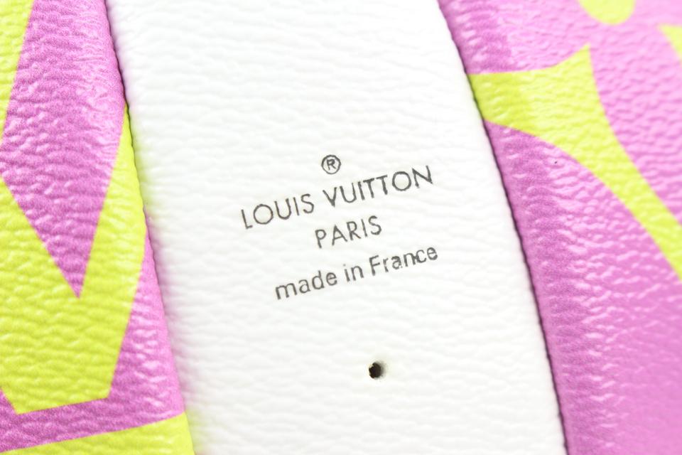 Calça Louis Vuitton Lã Flores Rosa