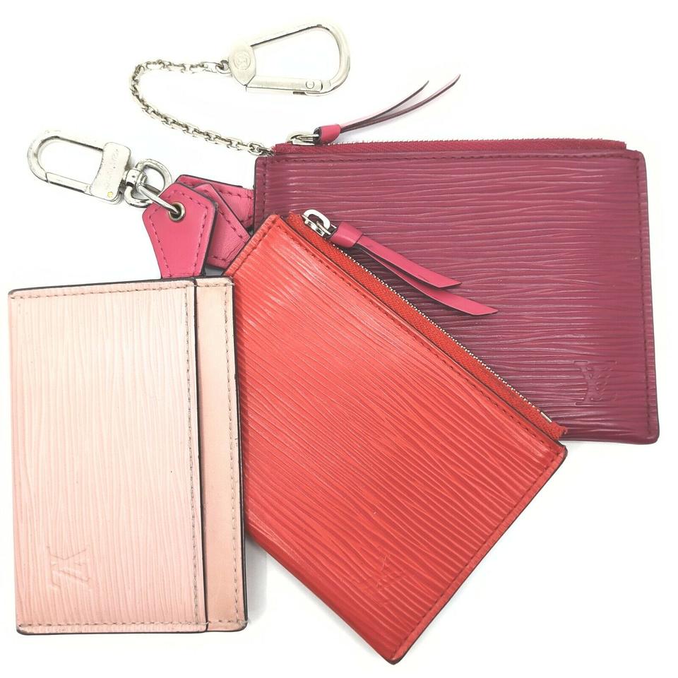 Louis Vuitton Trio Card Case Wallet Keychain