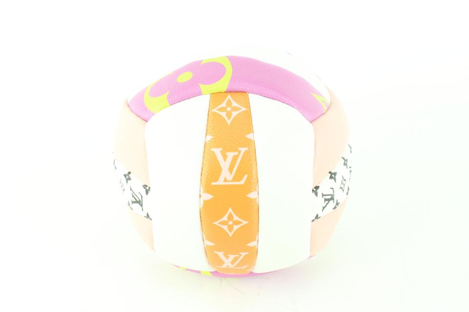 Louis Vuitton SS20 Limited Pink x Orange Monogram Giant Volleyball 121lv43  For Sale at 1stDibs