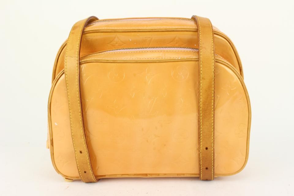 Louis Vuitton Orange Salmon Vernis Monogram Murray Backpack 225lv89