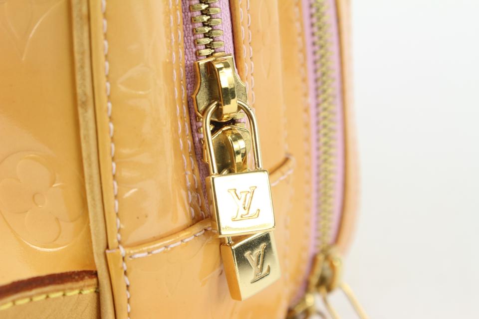 Louis Vuitton Murray Salmon Mini 870923 Yellow Monogram Vernis Leather  Backpack