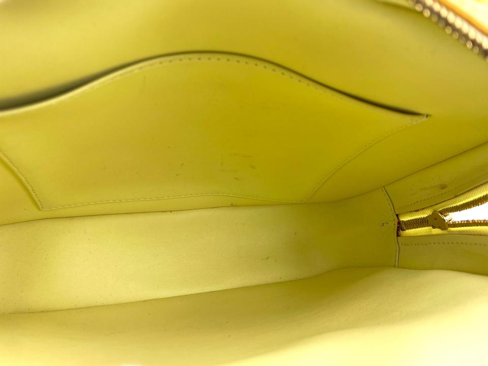 LOUIS VUITTON Monogram Vernis Murrey Backpack Yellow M91040 LV