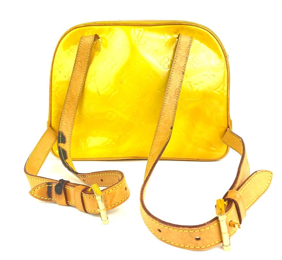 Louis Vuitton, Bags, Authentic Louis Vuitton Vernis Murray Backpack  Yellow M938 Lv 3955g