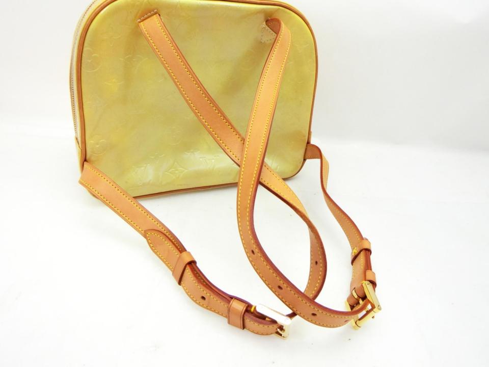 Louis Vuitton Vernis Murray Yellow Backpack