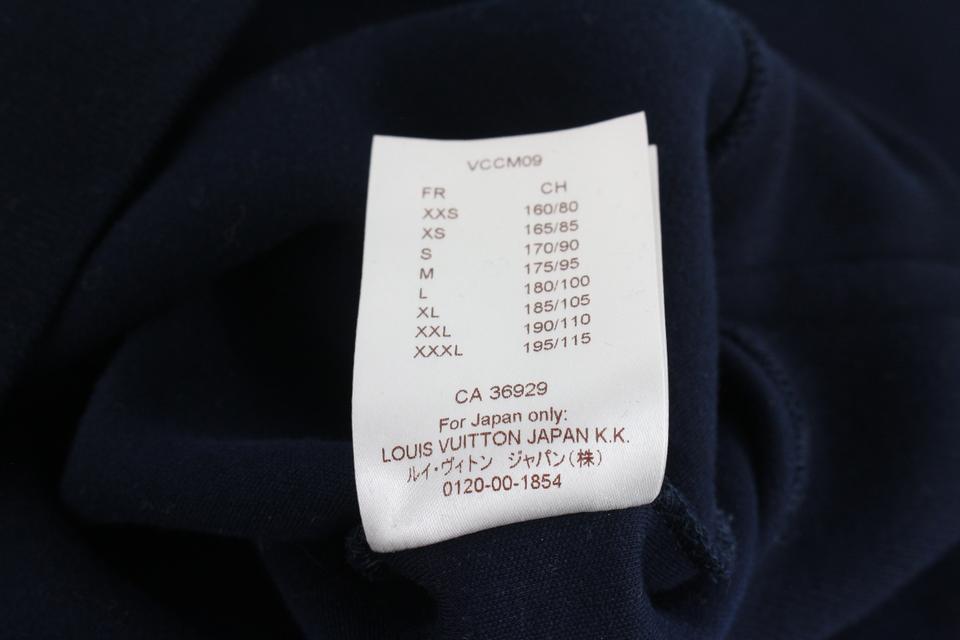 Louis Vuitton Navy Blue Sailboat Print Cotton Sweatshirt L Louis Vuitton