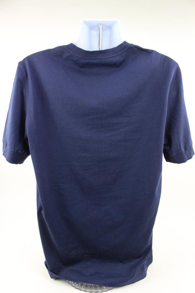 Louis Vuitton Chest Pocket Tee Shirt Navy Blue Men's Small Made in Italy  1FKNX3