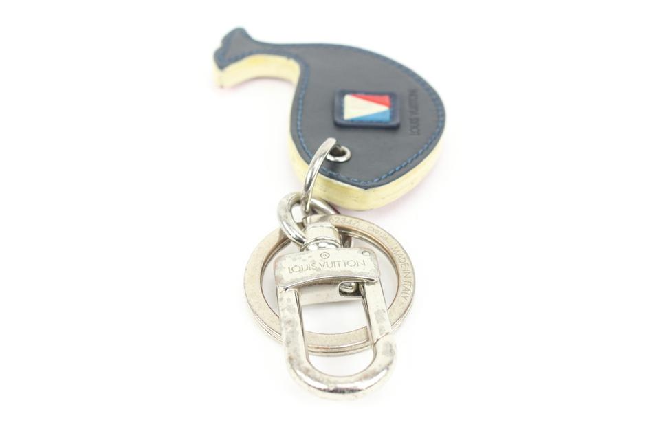 Louis Vuitton LV Dog Key Holder And Bag Charm - Silver Keychains
