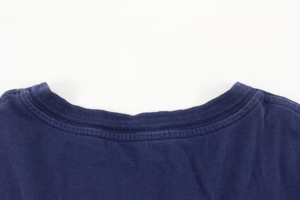 T-shirt Louis Vuitton Blue size XXL International in Cotton - 35871334