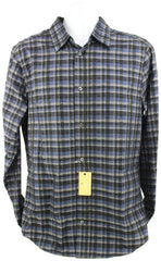 Louis Vuitton - Brand New with Tags Dark Grey Plaid Button Up Coat