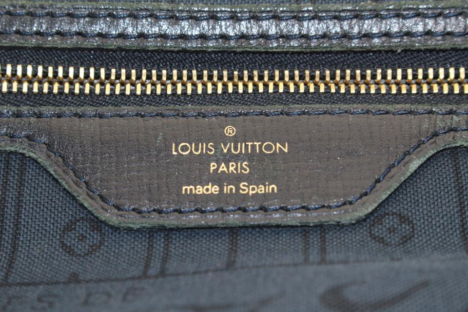 Louis Vuitton Neverfull Navy Grey Idylle Monogram Mini Lin Mm
