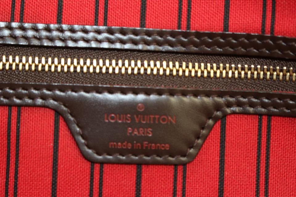 Louis Vuitton Large Damier Ebene Neverfull GM Tote Bag 26lv223s –  Bagriculture