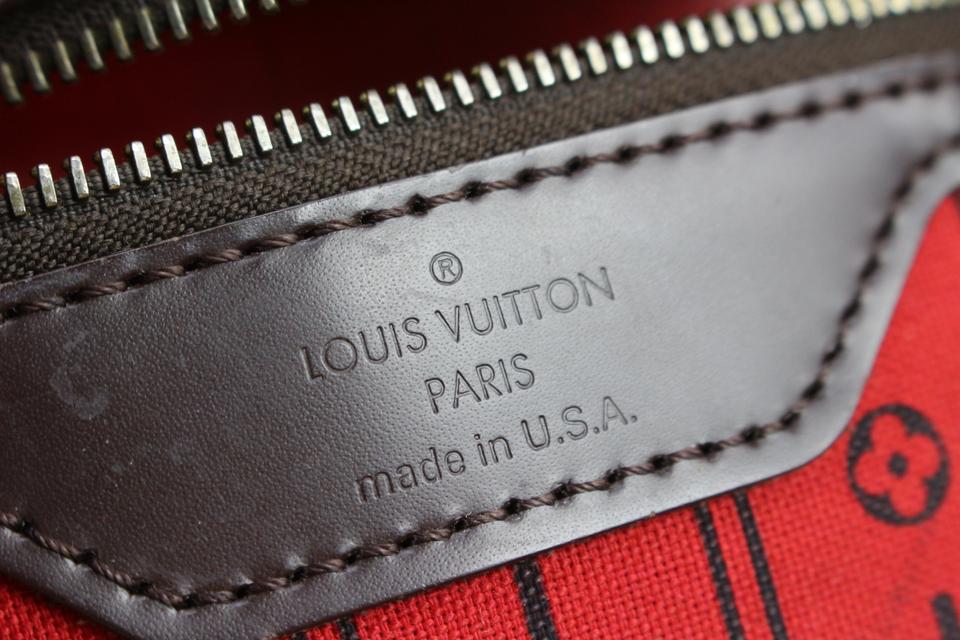 Louis Vuitton Damier Ebene Neverfull MM Tote Bag 1LV1228