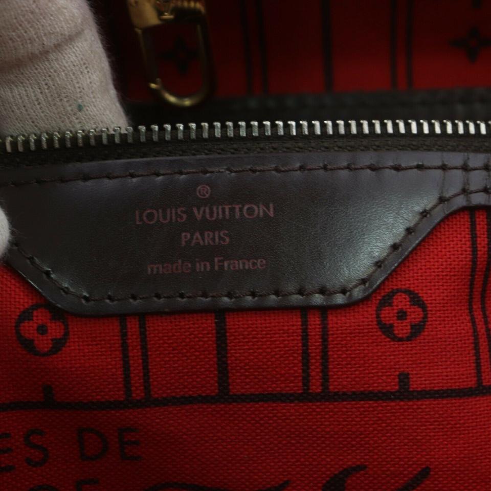 Louis Vuitton Large Damier Ebene Neverfull GM Tote Bag 862442 – Bagriculture