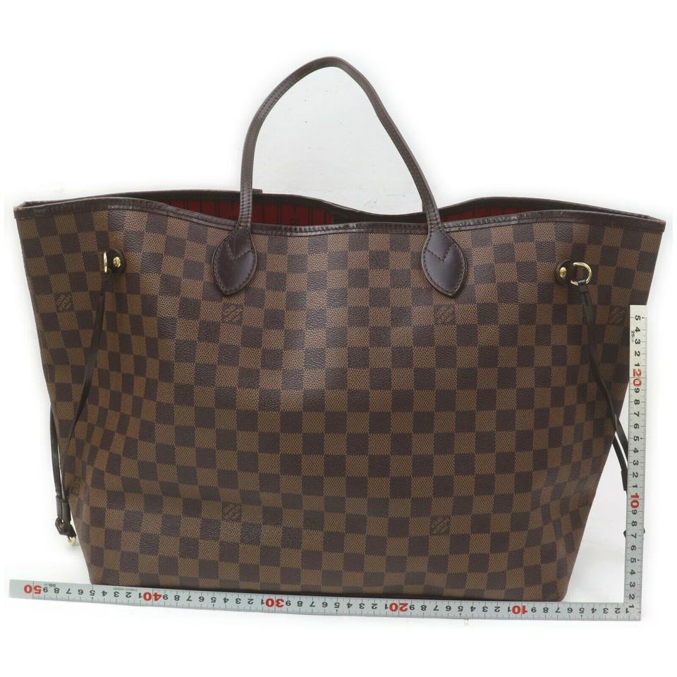 Louis Vuitton Large Damier Ebene Neverfull GM Tote Bag 862870