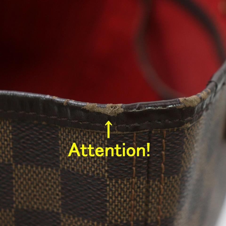 Louis Vuitton Neverfull Gm Damier Ebene Brown Coated Canvas Tote
