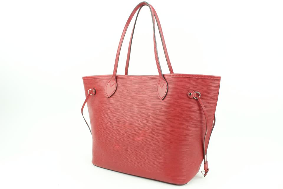 Handbags Louis Vuitton Neverfull mm EPI Leather Pink Shopper
