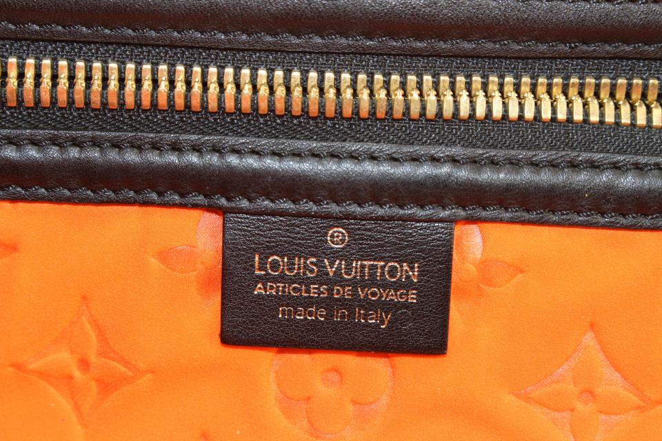 Louis Vuitton Orange Monogram Neoprene Neverfull mm Tote Bag 99lk526s