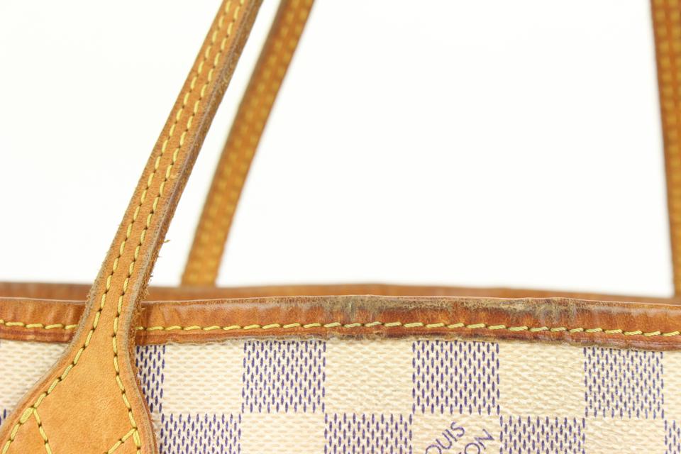 Louis Vuitton Neverfull PM Damier Azur Small Tote Shoulder Bag