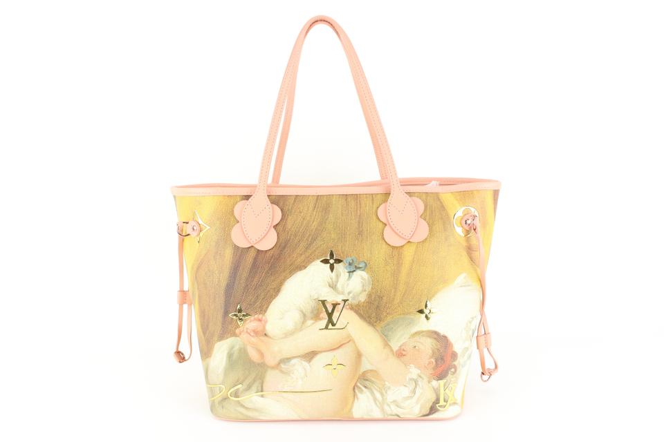 ❤️LOUIS VUITTON & KOONS Masters Collection FRAGONARD Neverfull MM Tote  Bag❤️