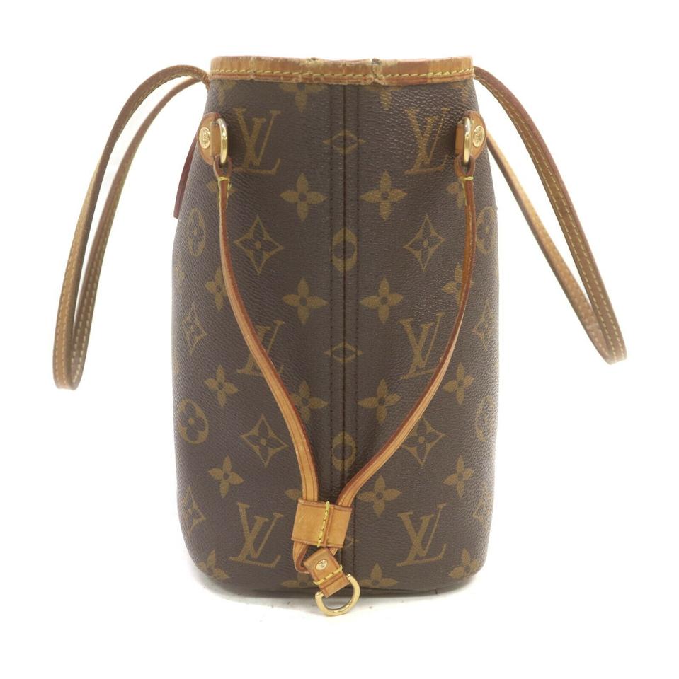 AUTHENTIC VINTAGE LOUIS VUITTON NEVERFULL PM MONOGRAM - VERY USED &  SEASONED - 1 SIDE DRAWSTRING BROKEN - NOT FOR FUSSY BUYERS, Luxury, Bags &  Wallets on Carousell