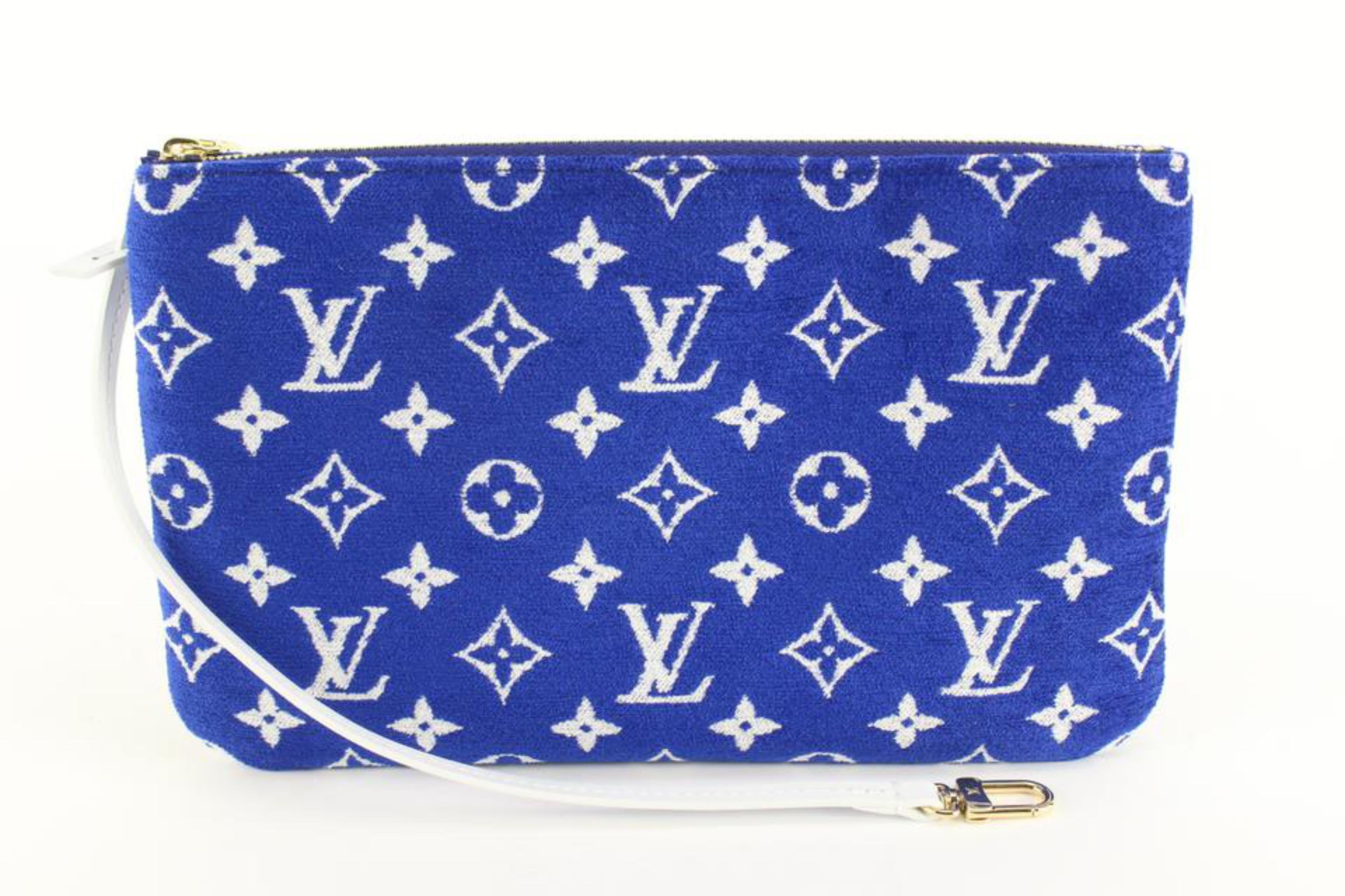vuitton blue and white